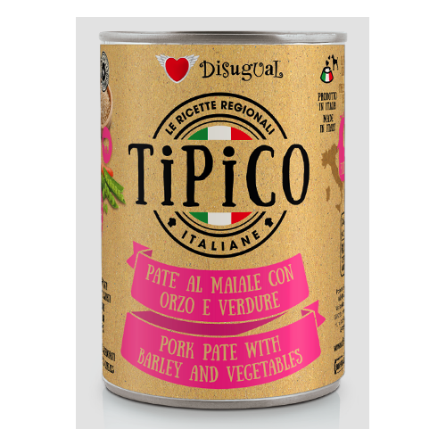 Disugual Cane Tipico Maiale,Orzo e Verdure
