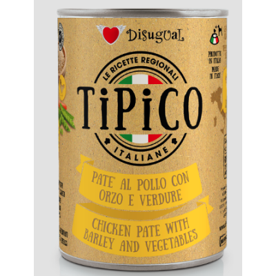 Disugual Cane Tipico Pollo con Orzo e...