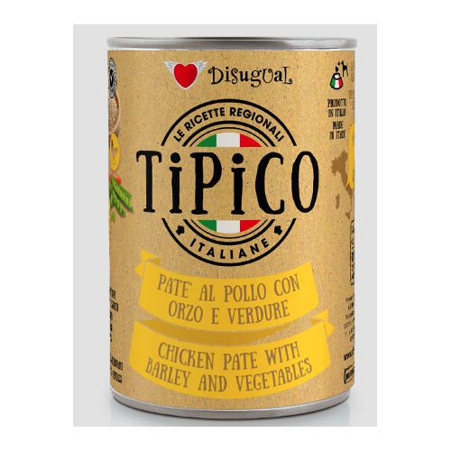 Disugual Cane Tipico Pollo con Orzo e Verdure