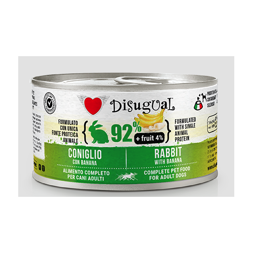 Disugual Cane Fruit Coniglio e Banana