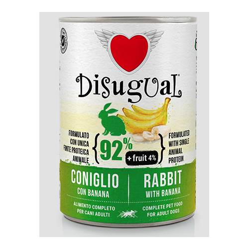 Disugual Cane Fruit Coniglio e Banana