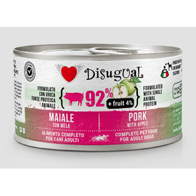 Disugual Cane Fruit Maiale e Mela