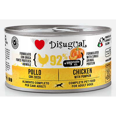 Disugual Cane Vegetable Pollo e Zucca