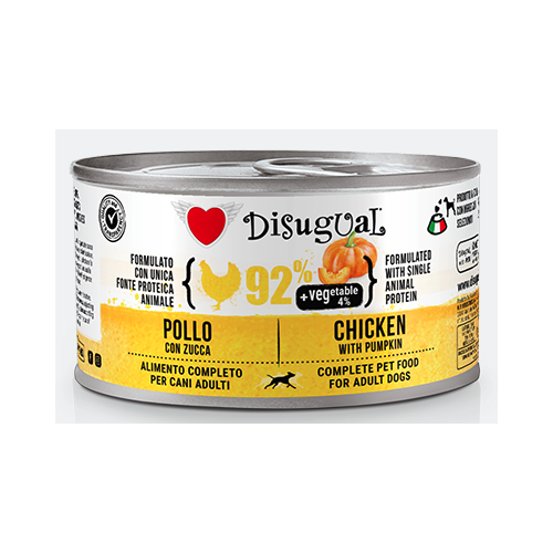 Disugual Cane Vegetable Pollo e Zucca