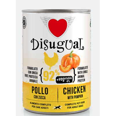Disugual Cane Vegetable Pollo e Zucca