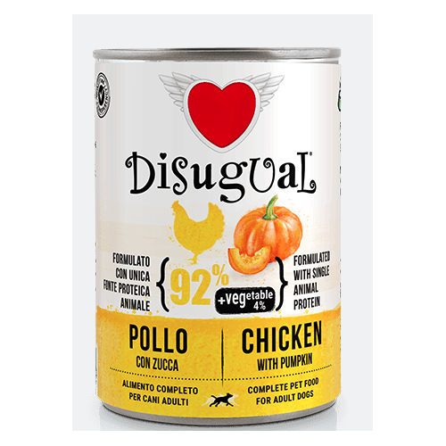 Disugual Cane Vegetable Pollo e Zucca