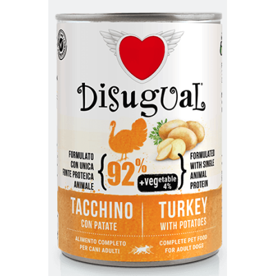 Disugual Cane Vegetable Tacchino con...
