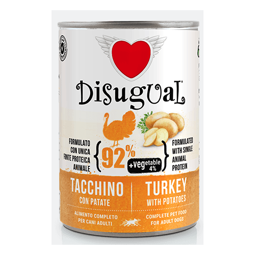Disugual Cane Vegetable Tacchino con Patate