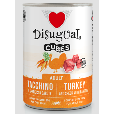 Disugual Cane Cubes Tacchino, Speck e...