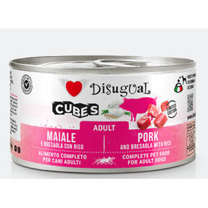 Disugual Cane Cubes Maiale,...