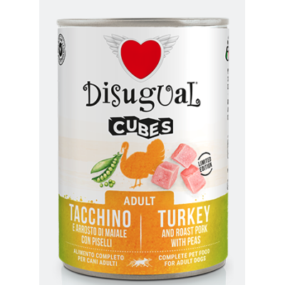 Disugual Cane Cubes Tacchino e...