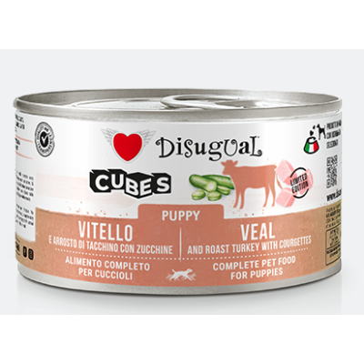 Disugual Cane Puppy Cubes Vitello e...