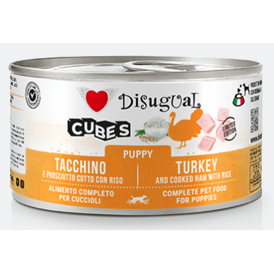 Disugual Cane Puppy Cubes Tacchino e...