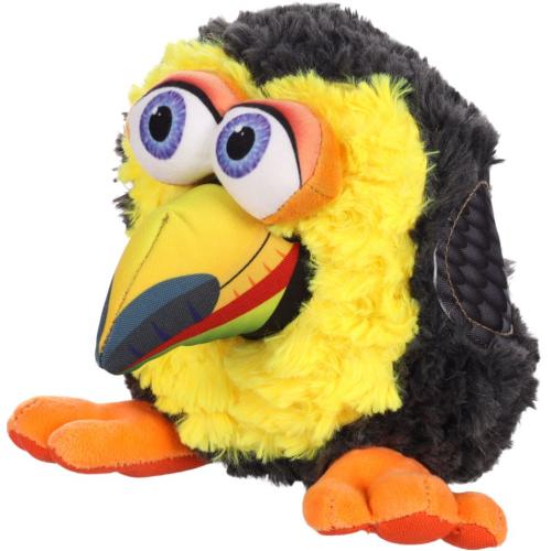 Flamingo Gioco per Cane Peluche Snapzy Tucano Nero