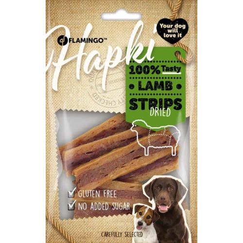 Flamingo Hapki Snack Per Cane Strisce di Agnello con Pollo 85 gr