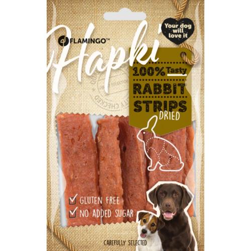 Flamingo Hapki Snack Per Cane Jerki di Coniglio 85 gr