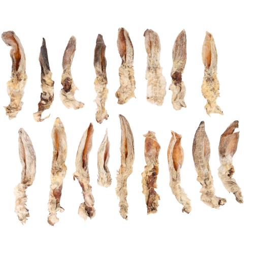 Flamingo Snack Naturale Per Cane Orecchie di Coniglio con Pelo 200 gr