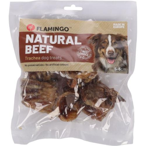 Flamingo Snack Naturale Per Cane Trachea di Manzo 100 gr
