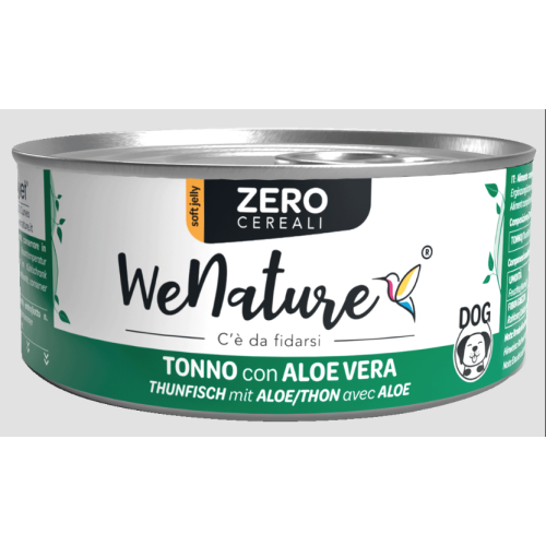 Wenature Umido Cane Zero Cereali Tonno con Aloe lattina 150gr