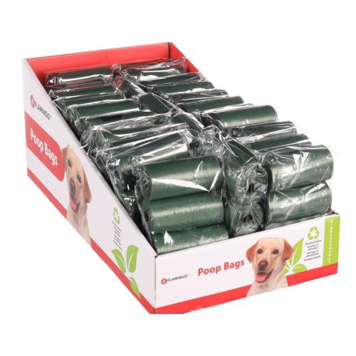 Flamingo Sacchetti Igienici Bio (4 x 15) pz Verde