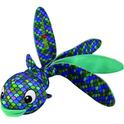 KONG Giocattolo Wubba Finz Pesce Azzurro L