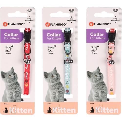 Flamingo Collare per Gattino Kitty