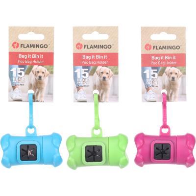 Flamingo Porta Sacchetti con Rotolo