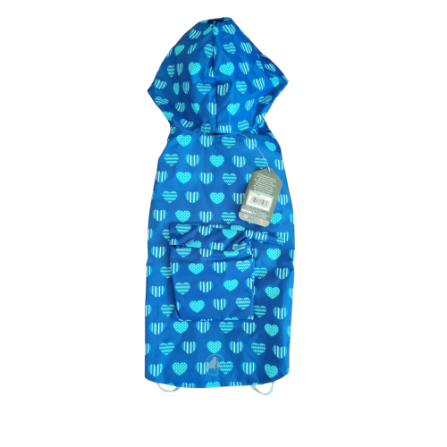 Croci Impermeabile con cappuccio per Cane Blu tg.30