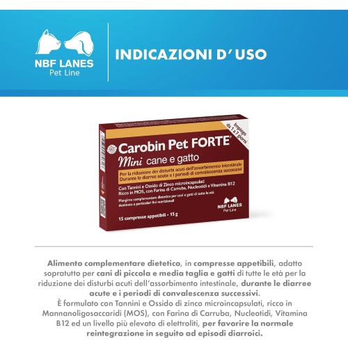MODALITA' D'USO CAROBIN PET FORTE