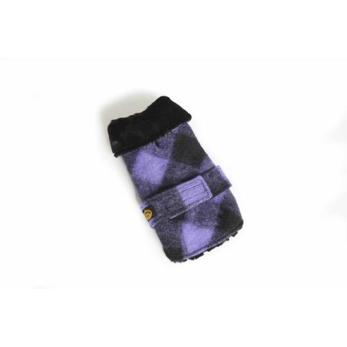 Fashion Dog Cappotto in Lana per Cane Viola