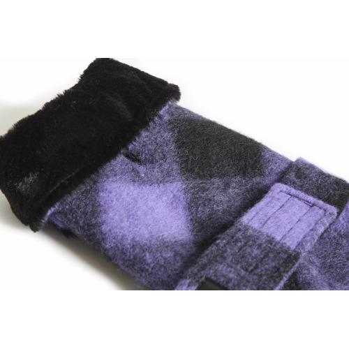Fashion Dog Cappotto in Lana per Cane Viola