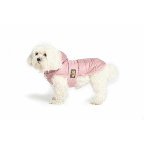Fashion Dog Cappotto trapuntato in Eco Pelliccia per Cane Rosa