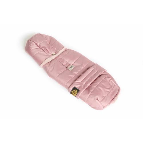 Fashion Dog Cappotto trapuntato in Eco Pelliccia per Cane Rosa
