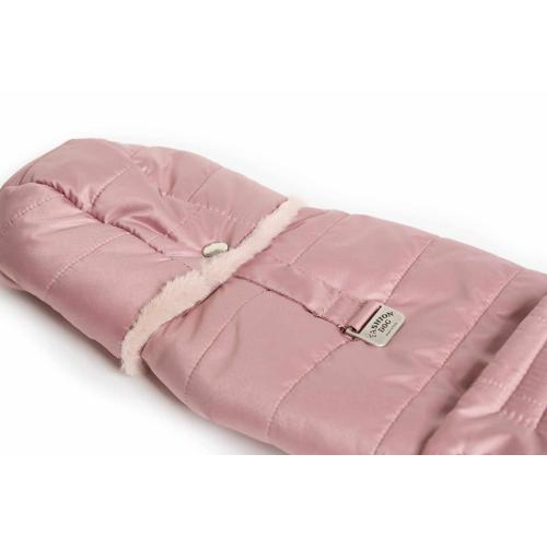 Fashion Dog Cappotto trapuntato in Eco Pelliccia per Cane Rosa