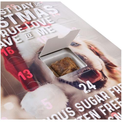 Flamingo Snack di Natale per Cane Calendario dell'Avvento