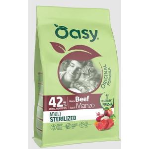 Oasy Gatto Original Formula Sterilizzato Manzo 1,5kg