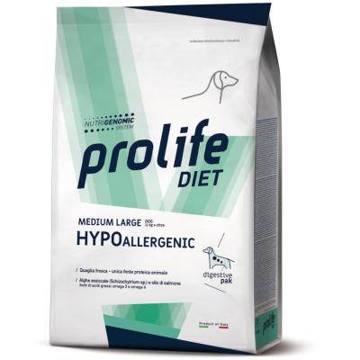 Prolife Cane Hypoallergenic Medium e Large Quaglia 2 kg