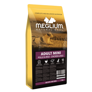 Meglium Cane Mini Adulto Pollo e Riso 2kg