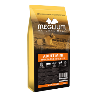Meglium Cane Mini Adulto Maiale e Riso 2kg