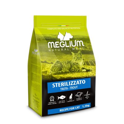 Meglium Gatto Adulto Sterilizzato Trota 10kg