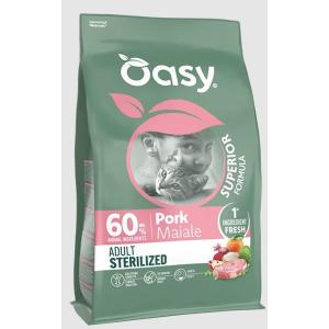 Oasy Gatto Superior Formula Sterilizzato Maiale