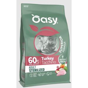 Oasy Gatto Superior Formula Sterilizzato Tacchino
