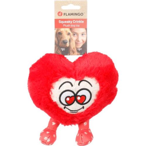 Flamingo Gioco di San Valentino Cuore con Gambe 16 cm