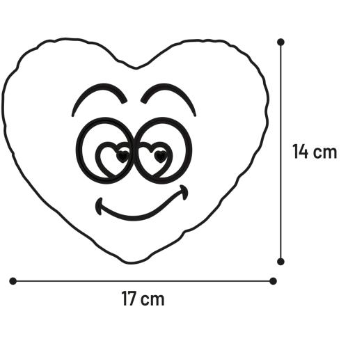 Flamingo Gioco di San Valentino Cuore 14 cm