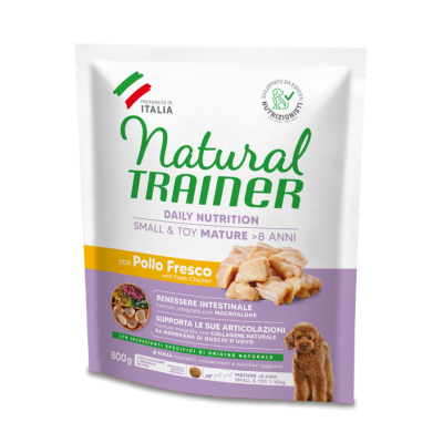 Natural Trainer Cane Mature Small e Toy Pollo 300 gr