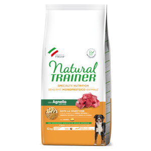 Trainer Cane Natural Sensitive Adulto Medium e Maxi Agnello