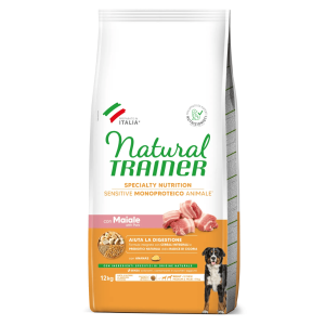 Trainer Cane Natural Sensitive Adulto Medium & Maxi Maiale