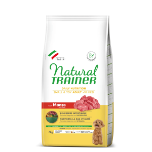 Natural Trainer cane adulto Small e Toy Manzo e Riso