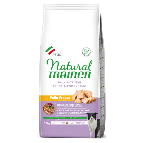 Natural Trainer Cane medium Mature pollo