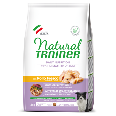 Natural Trainer Cane medium Mature pollo